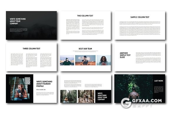 37页大图展示商务通用PPT模板 - 顶尖PPT