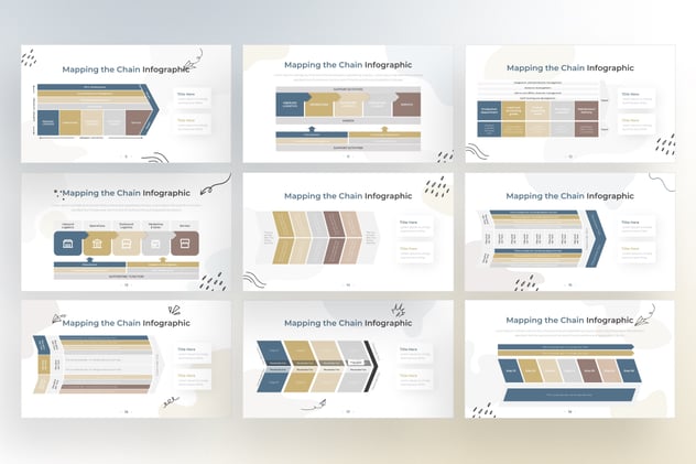 涂鸦风格箭头指向链接PPT模板 - 顶尖PPT