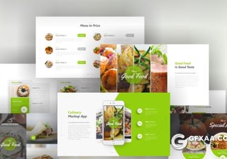 76页精美设计厨师餐饮美食风格PPT模板21种配色主题 - 顶尖PPT