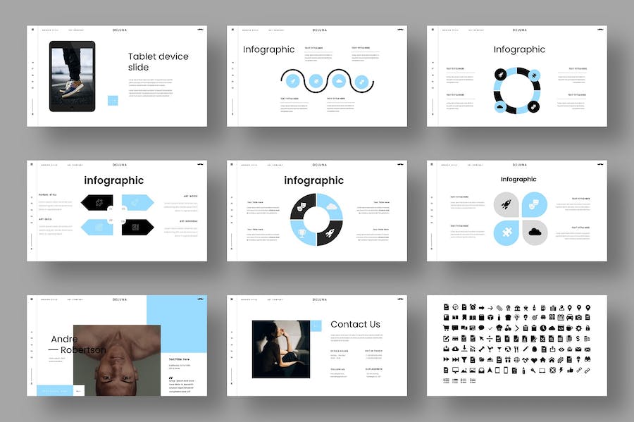 欧美简约风格业务合作产品展示keynote模板免费下载 - 顶尖PPT