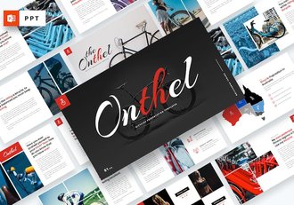 自行车产品详情介绍展示PPT模板 - 顶尖PPT