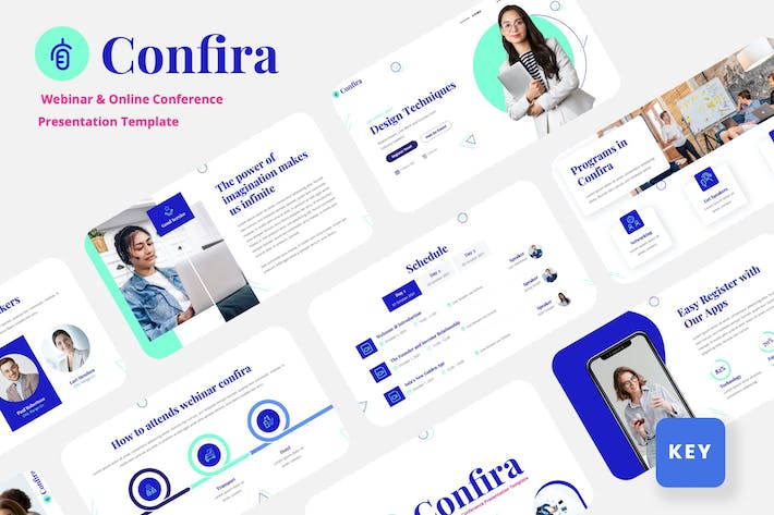 网络研讨会互联网科技keynote模板 - 顶尖PPT