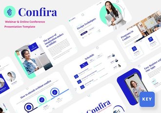 网络研讨会互联网科技keynote模板 - 顶尖PPT