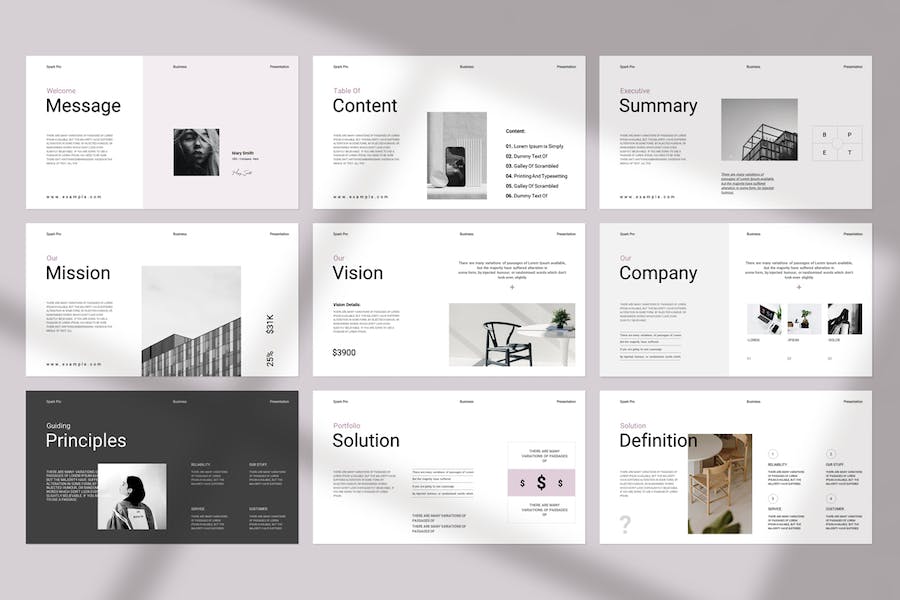 业务计划国外PPT模板 - 顶尖PPT