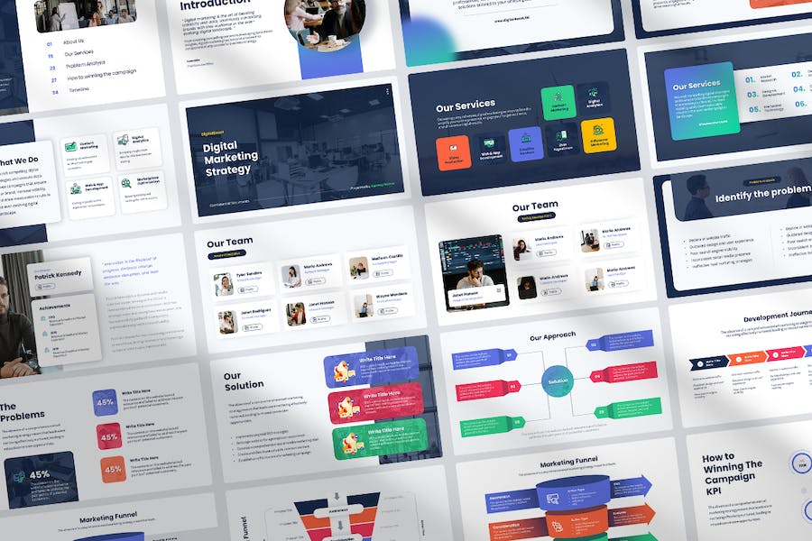 大气商业计划企业合作商业战略营销通用PPT模板 - 顶尖PPT