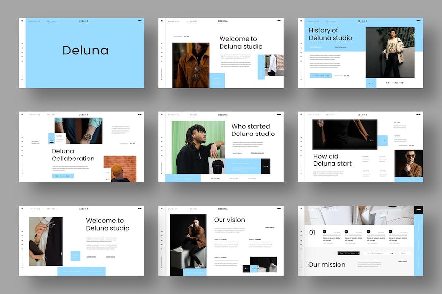 欧美简约风格业务合作产品展示keynote模板免费下载 - 顶尖PPT