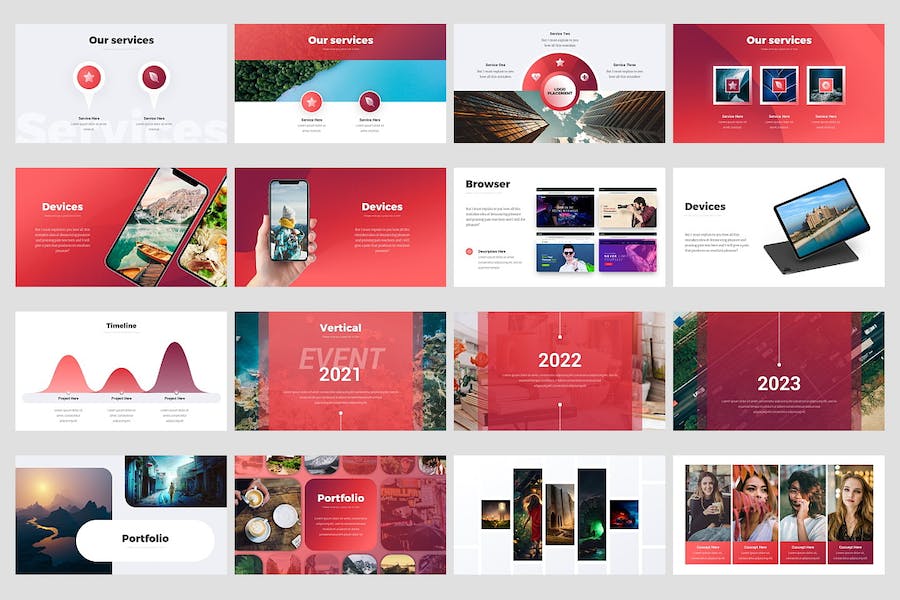 红色企业业务合作解决方案商业计划项目汇报展示通用PPT模板 - 顶尖PPT