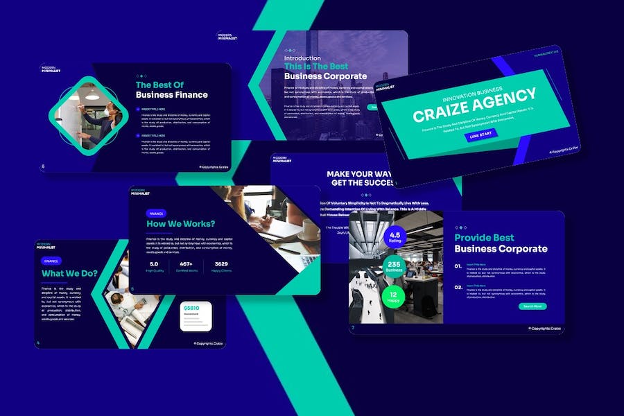 国外科技风格OpenAI人工智能科技公司介绍项目展示商业PPT模板 - 顶尖PPT