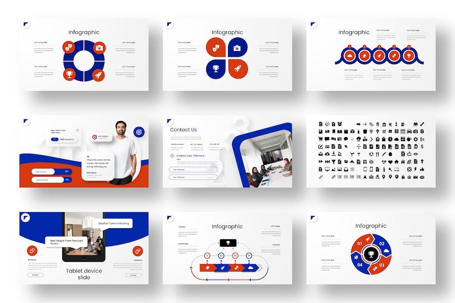 创意精美企业合作商业计划团队介绍产品营销策划通用keynote模板 - 顶尖PPT