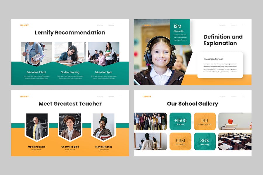 教育培训课堂教学内容展示PPT模板 - 顶尖PPT