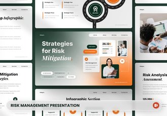 风险管理企业运营金融投资PPT模板 - 顶尖PPT