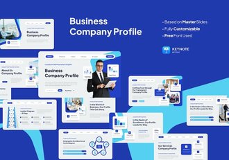 企业公司简介商务介绍Keynote模板 - 顶尖PPT