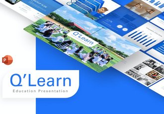 欧美大学教育行业年度汇报分析PPT模板 - 顶尖PPT