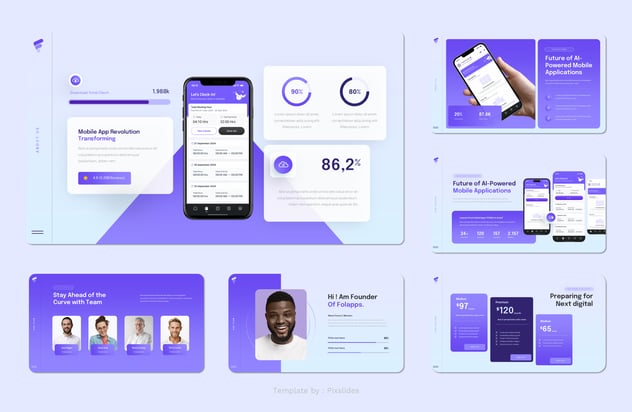 应用程序产品介绍展示keynote模板 - 顶尖PPT