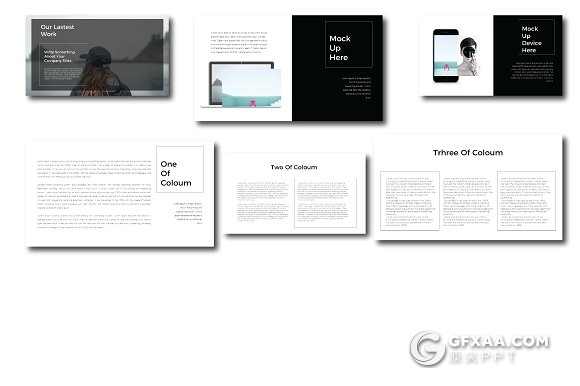 52页简约多图片展示风格keynote模板 - 顶尖PPT