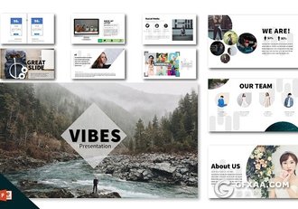 54页公司团队介绍多用途PPT模板 - 顶尖PPT