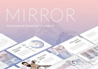 40页渐变简约风格PPT模板10种配色主题 - 顶尖PPT