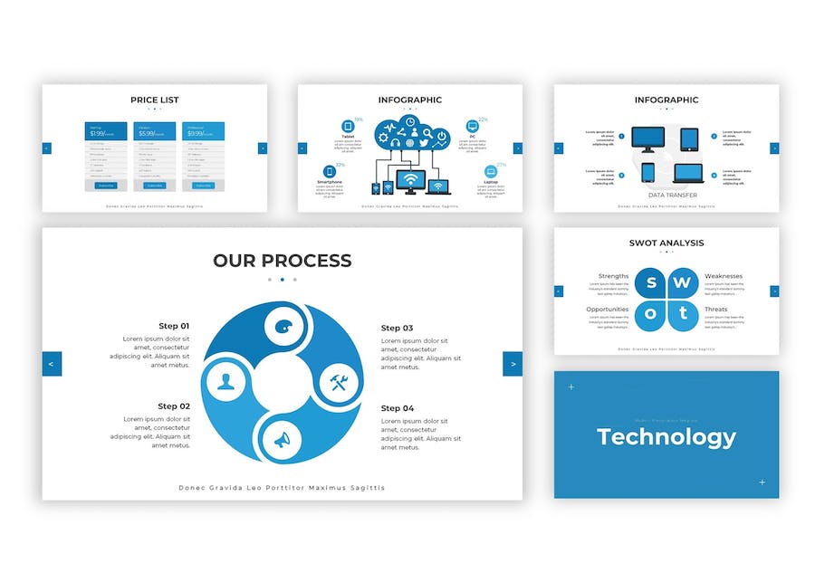技术应用发展讲述展示Keynote模板 - 顶尖PPT