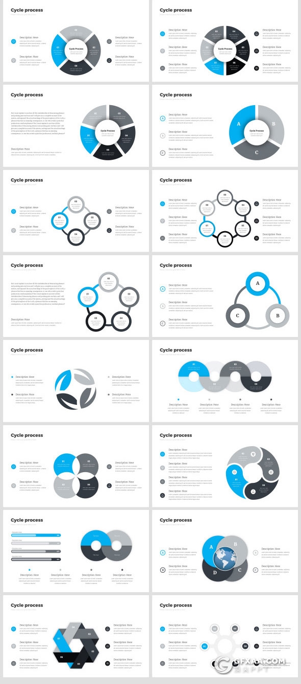 311页欧美商务PPT模板+31页卡通人物10种配色主题 - 顶尖PPT