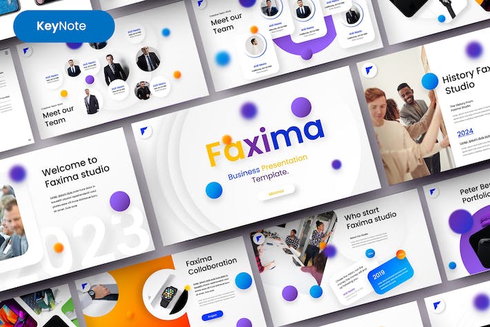 欧美高端商务商业通用keynote模板 - 顶尖PPT