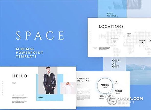 100极简风格商务图片展示多用途keynote模板 - 顶尖PPT
