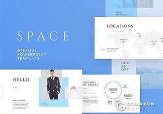 100极简风格商务图片展示多用途keynote模板 - 顶尖PPT