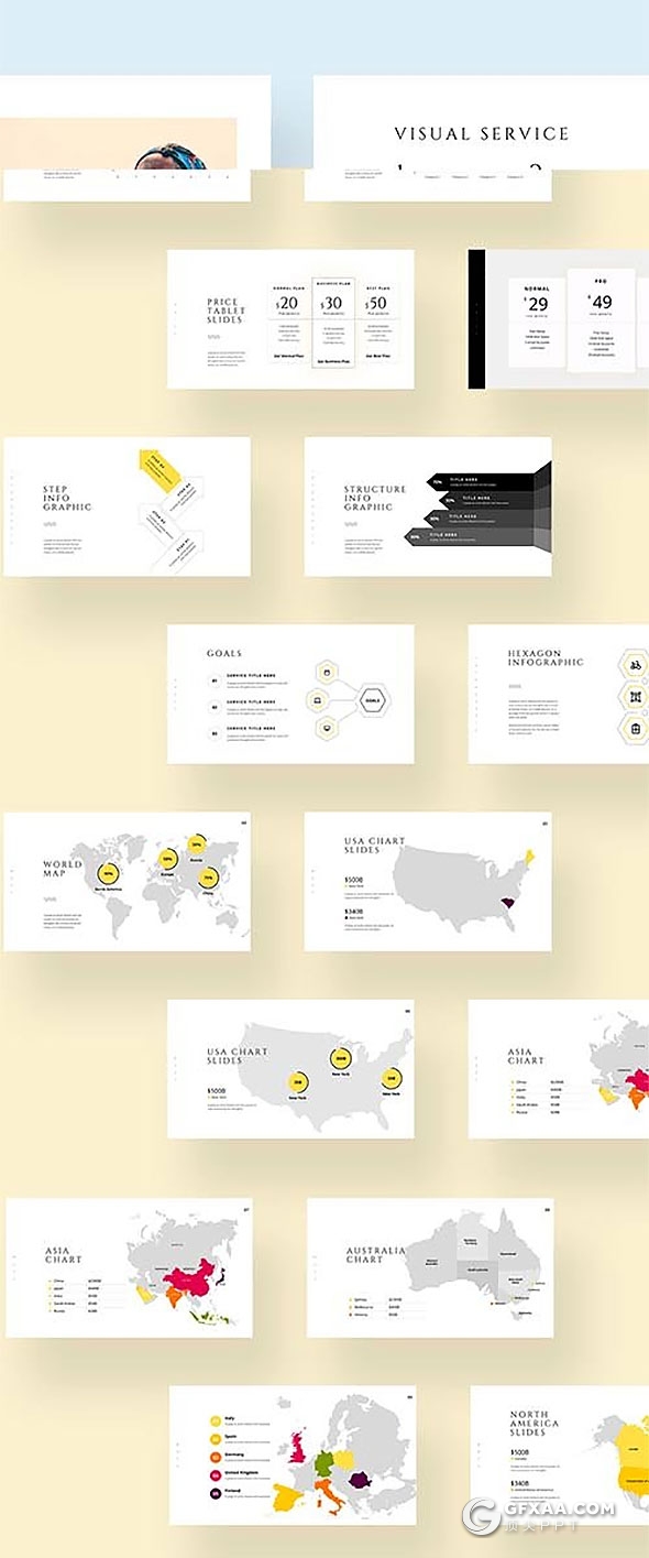 100极简风格商务图片展示多用途keynote模板 - 顶尖PPT