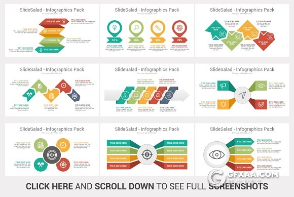 100页最好的PPT信息图素材包90种配色第二版 - 顶尖PPT