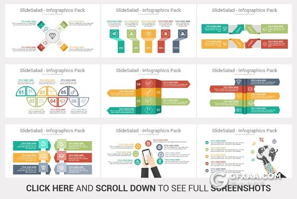 100页最好的PPT信息图素材包90种配色第二版 - 顶尖PPT