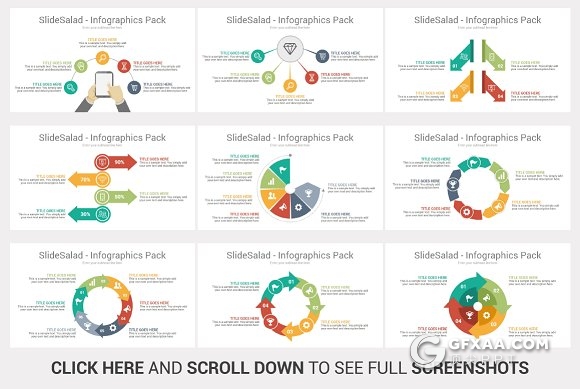 100页最好的PPT信息图素材包90种配色第二版 - 顶尖PPT