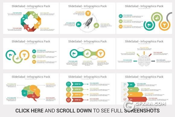 100页最好的PPT信息图素材包90种配色第二版 - 顶尖PPT