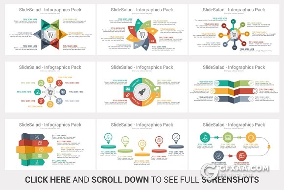 100页最好的PPT信息图素材包90种配色第二版 - 顶尖PPT