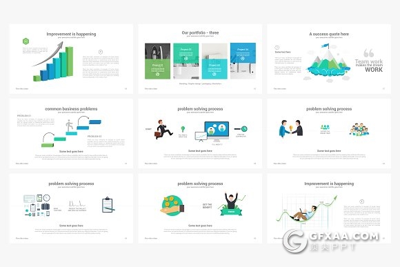 150页商务演示业务演示通用PPT模板 - 顶尖PPT