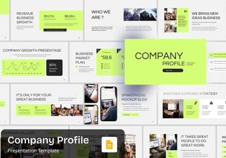 极简风格公司简介PPT模板 - 顶尖PPT