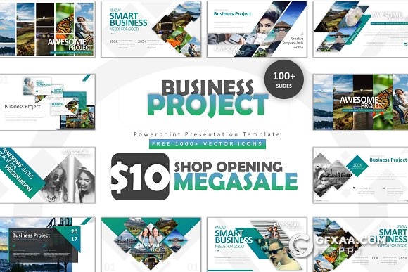 2018商业项目演示企业介绍通用PPT模板 - 顶尖PPT