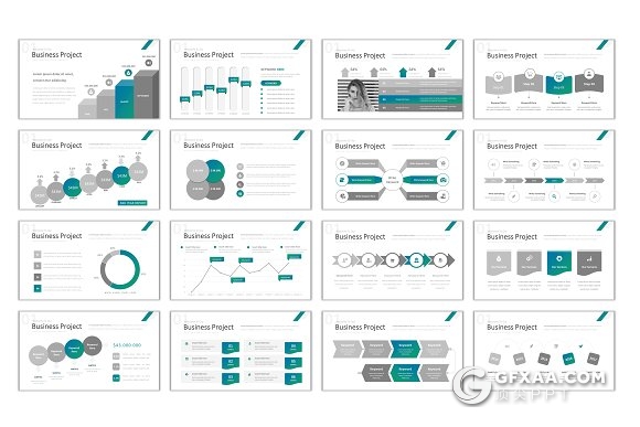 2018商业项目演示企业介绍通用PPT模板 - 顶尖PPT