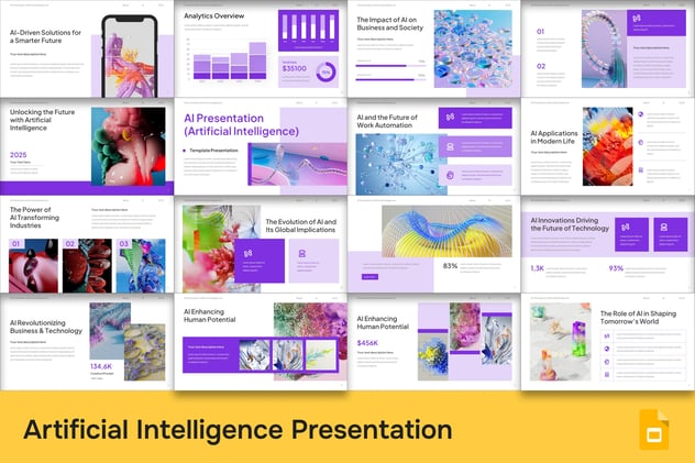 人工智能AI PPT模板 - 顶尖PPT