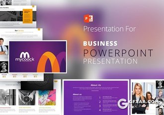 25页精美配色经典商务系列PPT模板 - 顶尖PPT