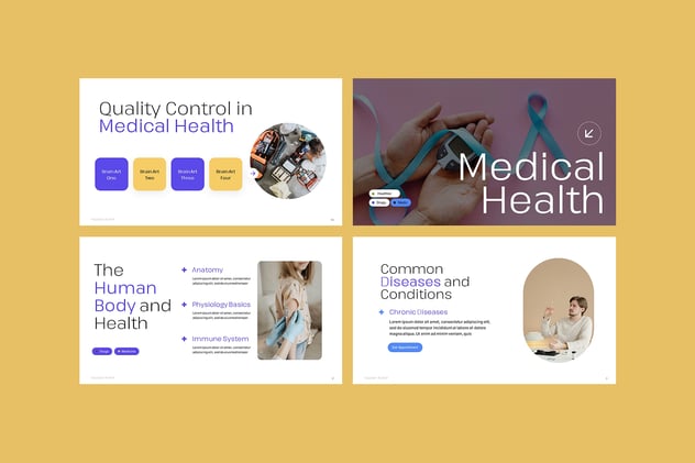 医疗健康护理市场调查分析PPT模板 - 顶尖PPT