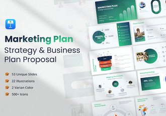 商业营销计划战略合作业务介绍计划总结通用keynote模板 - 顶尖PPT