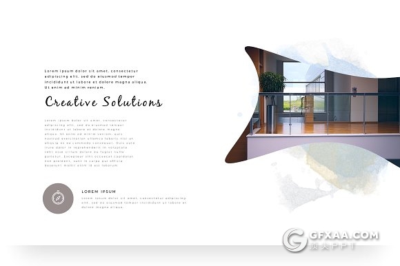 114页欧美水彩唯美艺术风格PPT模板 - 顶尖PPT