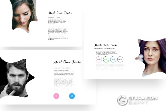 114页欧美水彩唯美艺术风格PPT模板 - 顶尖PPT