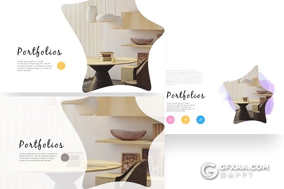 114页欧美水彩唯美艺术风格PPT模板 - 顶尖PPT