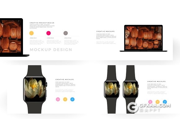 114页欧美水彩唯美艺术风格PPT模板 - 顶尖PPT