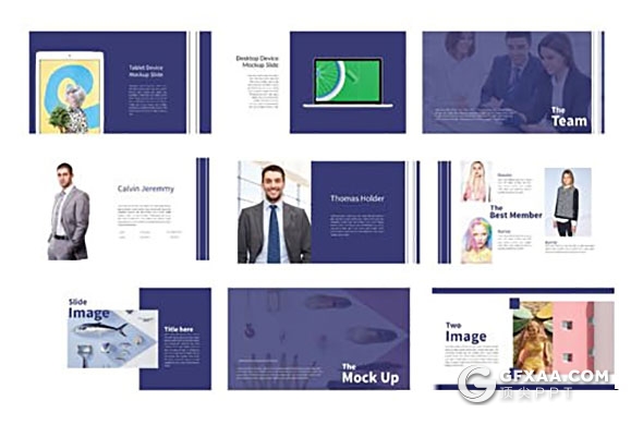 50页设计师个人简历设计作品展示PPT模板 - 顶尖PPT