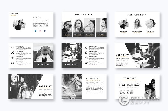 50页团队个人发展历程介绍PPT模板 - 顶尖PPT