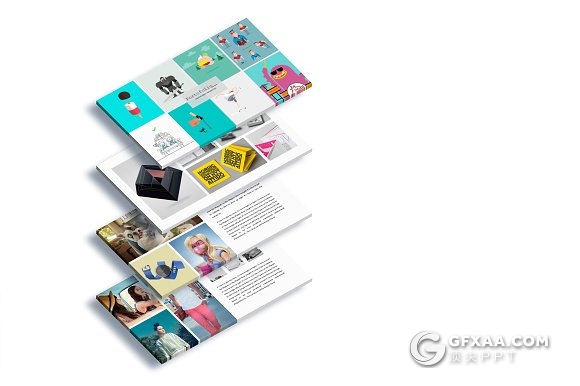 59页创意时尚杂志风格PPT模板 - 顶尖PPT