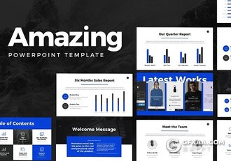 54页国外PPT模板商业投资项目概况PPT模板 - 顶尖PPT