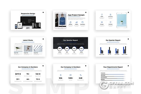 54页国外PPT模板商业投资项目概况PPT模板 - 顶尖PPT