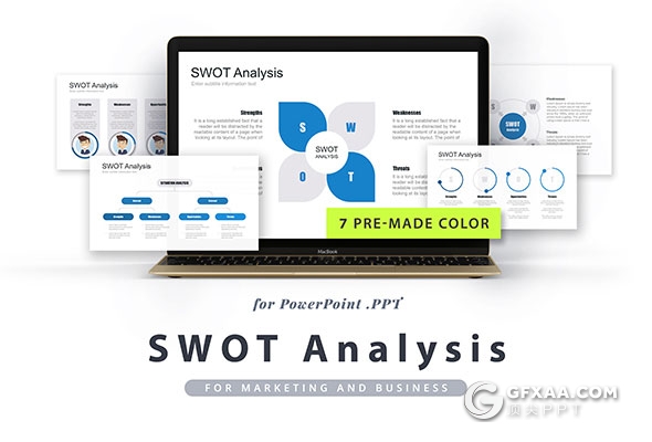 SWOT分析PPT模板 41页态势分析ppt模板 - 顶尖PPT